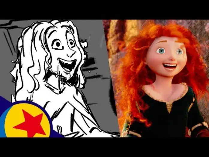 Видео к фильму Храбрая сердцем | Chase the Sky from Brave | Pixar Side by Side