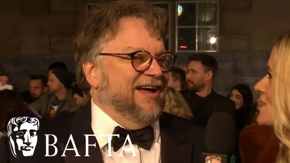 Видео к фильму Форма воды | The Shape of Water Director Guillermo Del Toro Red Carpet Interview | EE BAFTA Film Awards 2018