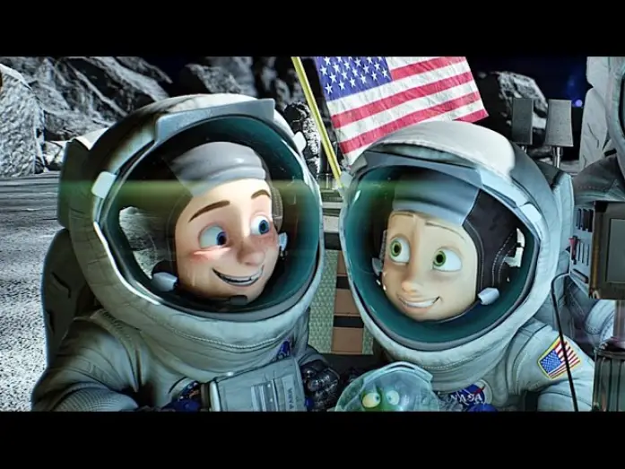 Видео к фильму Лунный флаг — EINMAL MOND UND ZURÜCK | Trailer [HD]