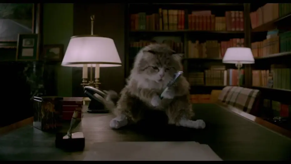 Видео к фильму Девять жизней — MA VIE DE CHAT - Extrait "Le message" VF