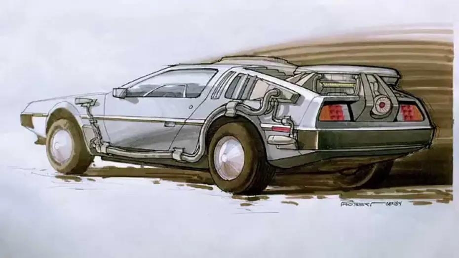 Видео к фильму Назад во времени — Where Did the Delorean Come From?