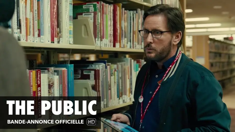 Видео к фильму Общественная библиотека — The Public - Bande Annonce VO