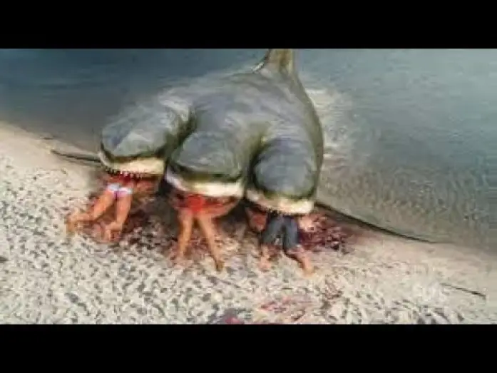 Видео к фильму Нападение трёхголовой акулы — 3 headed shark attack best scenes