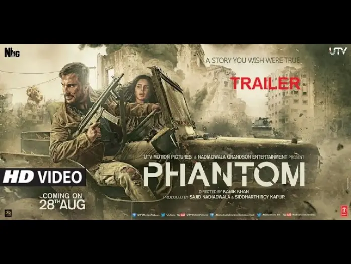 Видео к фильму Phantom — Phantom (2015) Official Trailer  Saif Ali Khan,Katrina Kaif,Rajesh Tailang Is Raw Agent Alok