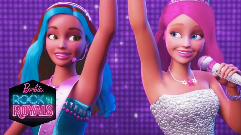 Видео к фильму Барби: Рок-принцесса — Barbie™ dans la bande-annonce officielle de Rock et Royales | Barbie