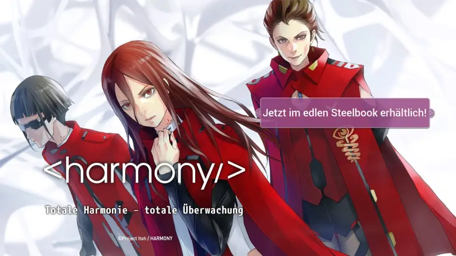 Видео к фильму Гармония — Project Itoh – Harmony (Anime-Trailer)