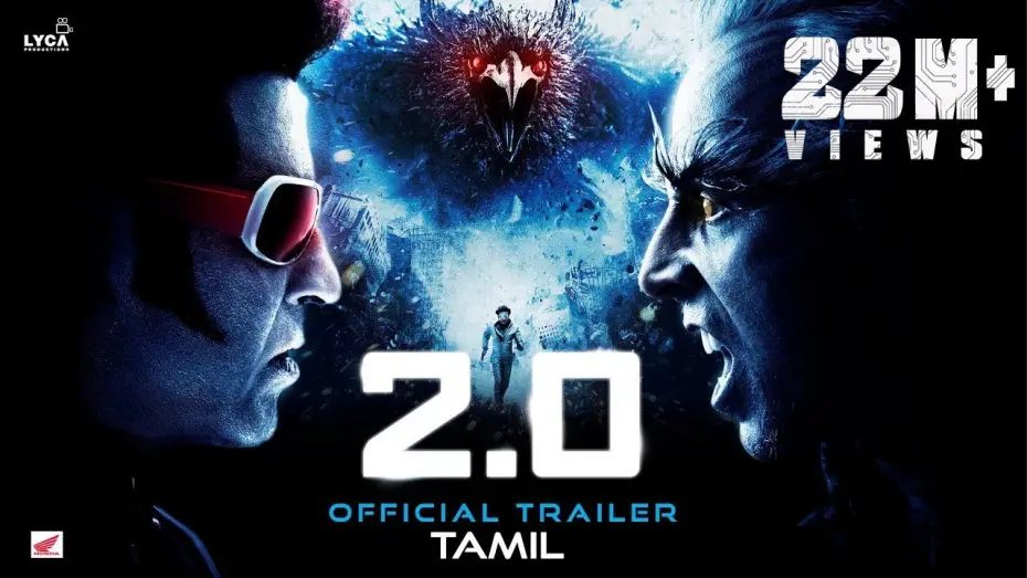 Видео к фильму Робот 2.0 — 2.0 - Official Trailer [Tamil] | Rajinikanth | Akshay Kumar | A R Rahman | Shankar | Subaskaran