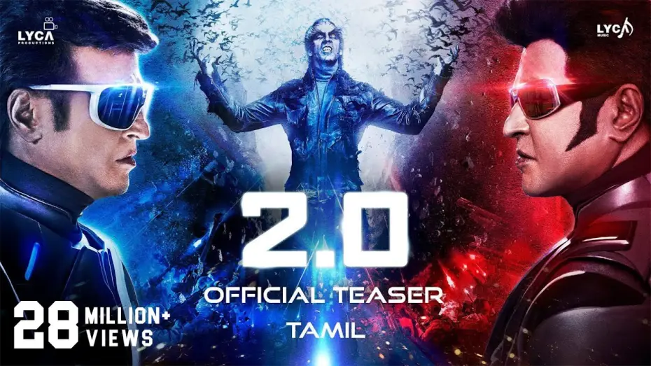 Видео к фильму Робот 2.0 — 2.0 - Official Teaser [Tamil] | Rajinikanth | Akshay Kumar | A R Rahman | Shankar | Subaskaran