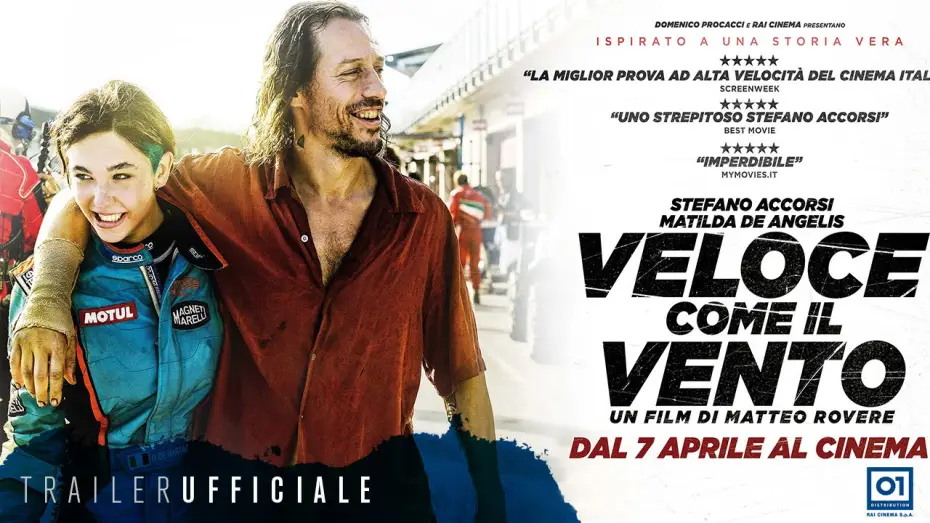 Видео к фильму Итальянская гонщица — VELOCE COME IL VENTO (2016) di Matteo Rovere - Trailer ufficiale HD