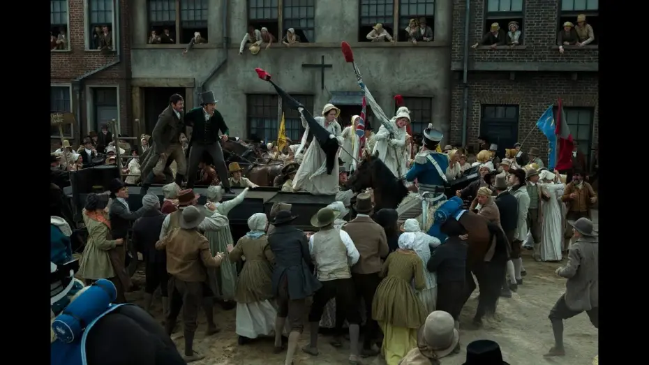 Видео к фильму Петерлоо — La tragedia de Peterloo - Trailer español (HD)