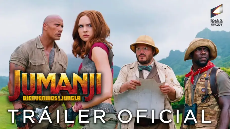 Видео к фильму Джуманджи: Зов Джунглей | JUMANJI: BIENVENIDOS A LA JUNGLA. Tr&aacute;iler oficial HD en espa&ntilde;ol. Ya en cines.