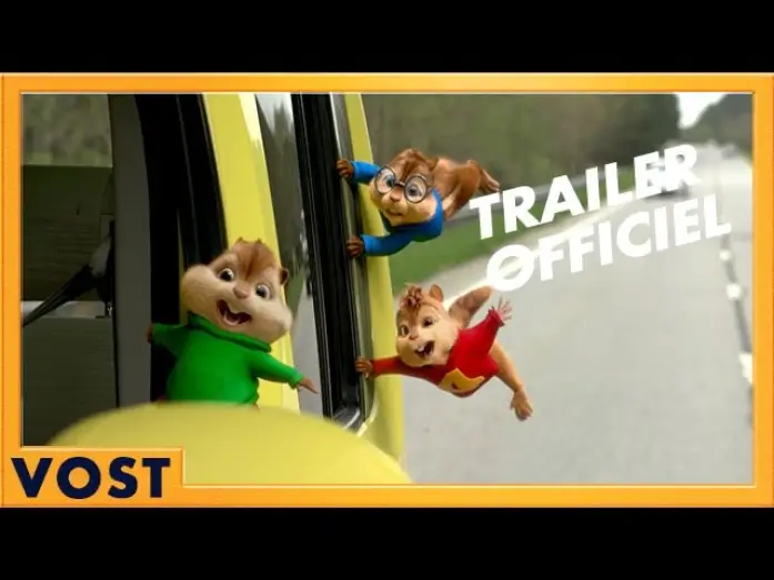 Видео к фильму Элвин и бурундуки: Грандиозное бурундуключение | Alvin et Les Chipmunks - Bande Annonce 2 VOST