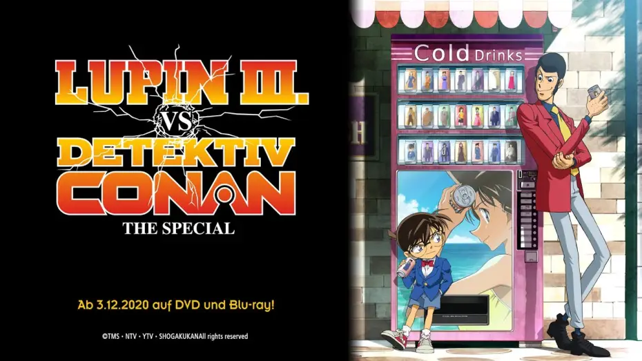Видео к фильму Люпен III против детектива Конана — Lupin III. vs. Detektiv Conan: The Special (Anime-Trailer)