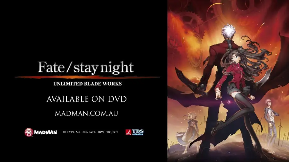 Видео к фильму Судьба/Ночь схватки: Клинков бесконечный край — FATE/STAY NIGHT: UNLIMITED BLADE WORKS Official Trailer - Available March 2013