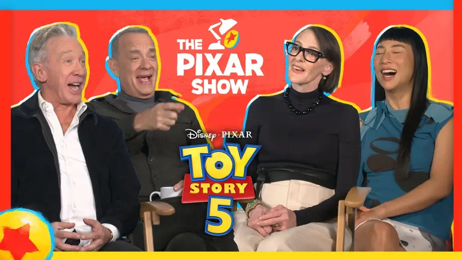 Видео к фильму История игрушек 5 — Toy Story 5 Cast at Pixar! | The Pixar Show TS5 Special Edition