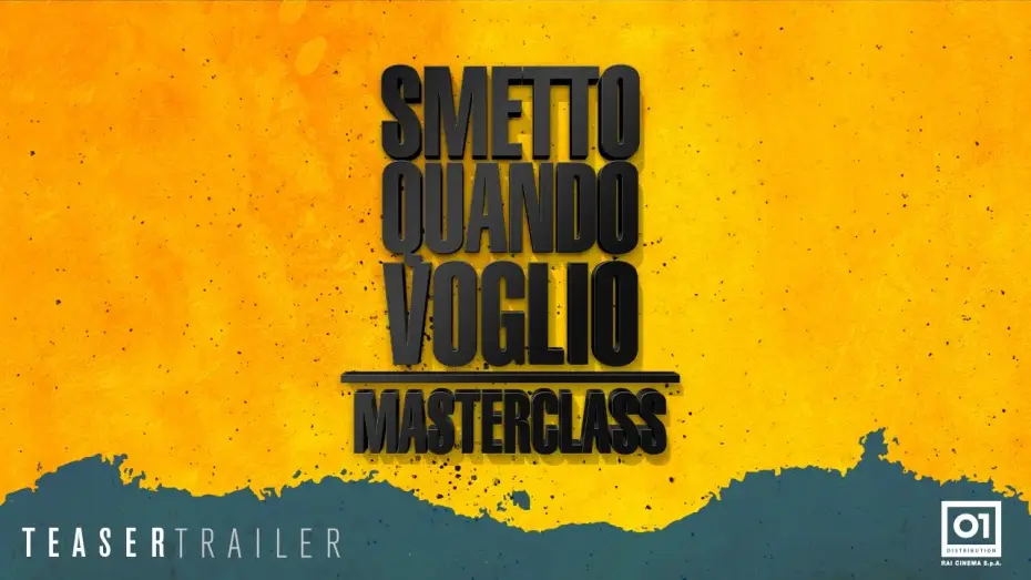Видео к фильму Захочу и соскочу. Мастер-класс — Smetto quando voglio - Masterclass - Teaser trailer