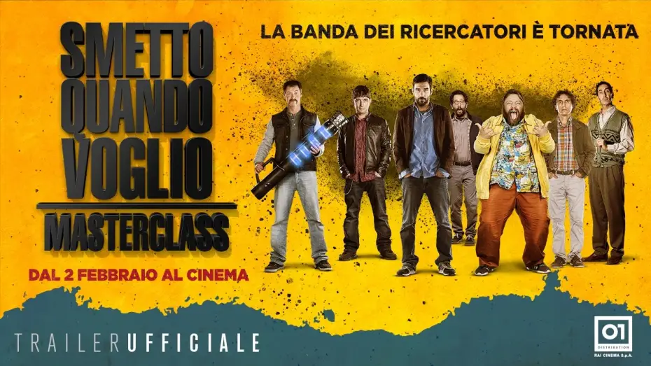Видео к фильму Захочу и соскочу. Мастер-класс — Smetto Quando Voglio - Masterclass (2017) di Sydney Sibilia - Trailer Ufficiale HD