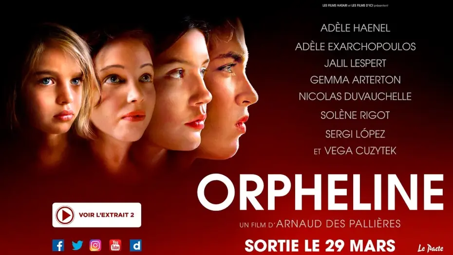 Видео к фильму Сирота — ORPHELINE d'Arnaud des Pallières - Extrait 2