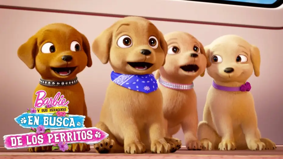 Видео к фильму Барби и сёстры в поисках щенков — Coche-parque de perritos | Barbie y Sus Hermanas en Busca de los Perritos | Barbie Latinoamérica