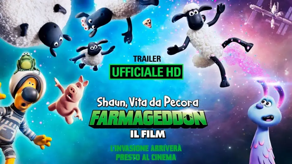 Видео к фильму Барашек Шон: Фермагеддон — Shaun, Vita da Pecora: Farmageddon - Il Film - Primo Trailer Ufficiale Italiano