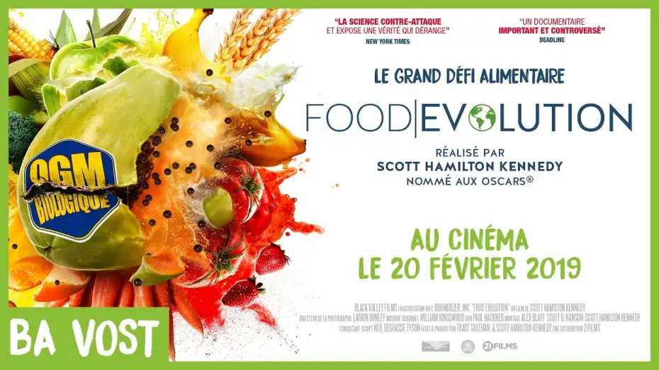Видео к фильму Food Evolution — BANDE-ANNONCE FOOD EVOLUTION VOST