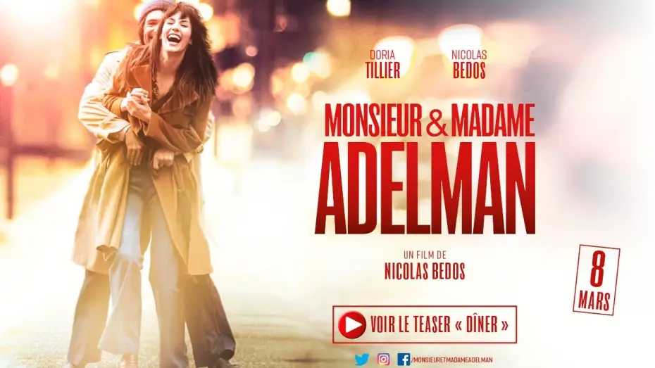 Видео к фильму Он и Она — Teaser "Diner" - MONSIEUR & MADAME ADELMAN de Nicolas Bedos