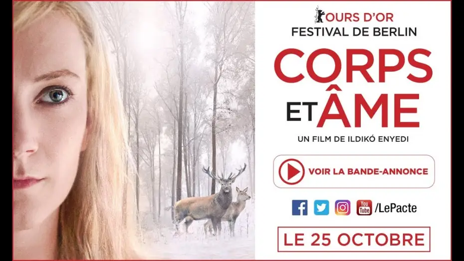 Видео к фильму О теле и душе — CORPS ET ÂME- Bande Annonce VOST