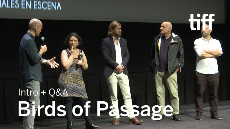 Видео к фильму Перелётные птицы — BIRDS OF PASSAGE Cast and Crew Q&A | TIFF 2018