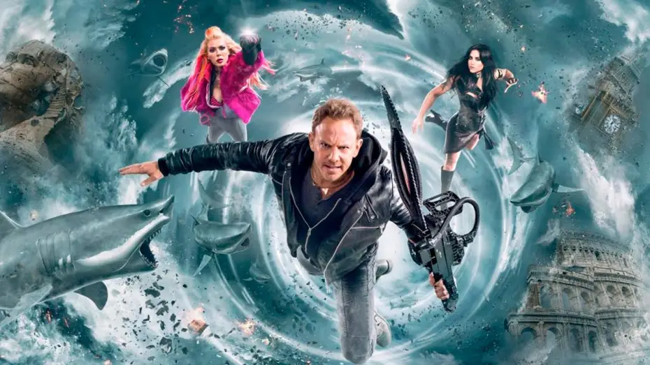 Видео к фильму Акулий торнадо 5: Глобальное роение — SHARKNADO 5: Aletamiento Global (Trailer español)
