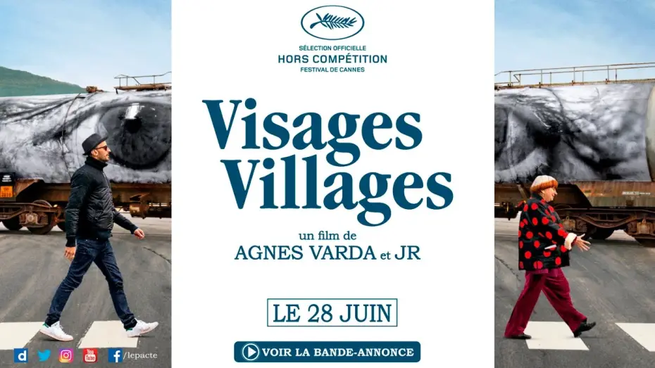 Видео к фильму Лица, деревни — Bande-annonce - VISAGES, VILLAGES d'Agnès Varda et JR