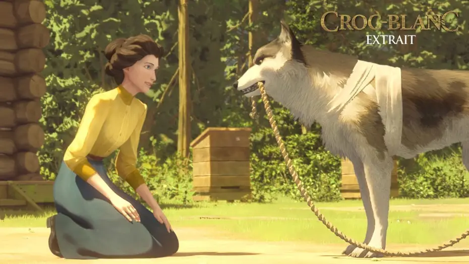 Видео к фильму Белый клык — CROC-BLANC - Extrait "Croc-Blanc, Maggie et Weedon"