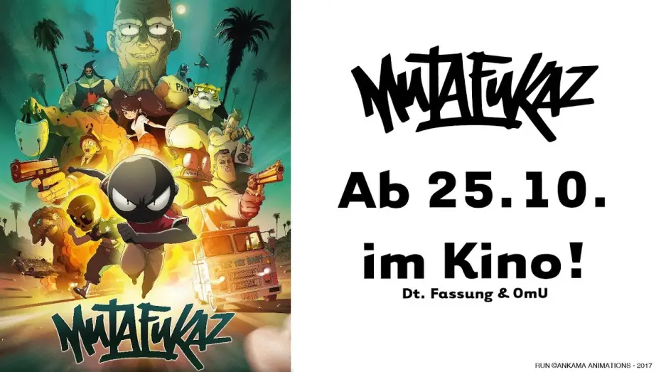 Видео к фильму Мазафакер — Mutafukaz - Trailer #01 (Deutsch)
