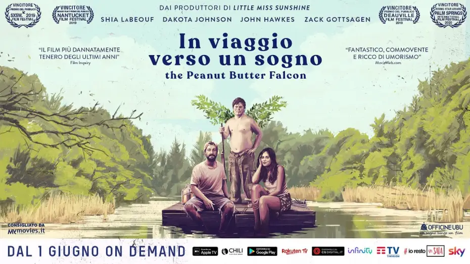 Видео к фильму Арахисовый сокол — IN VIAGGIO VERSO UN SOGNO - THE PEANUT BUTTER FALCON - Trailer Ufficiale - Dal 1 giugno ON DEMAND!