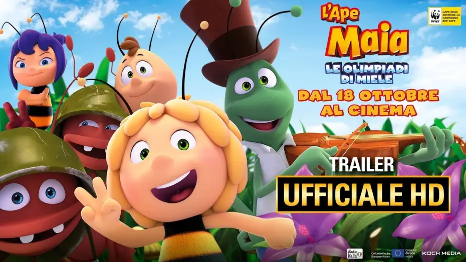 Видео к фильму Пчёлка Майя и Кубок мёда — L'Ape Maia - Le Olimpiadi di Miele - Trailer Ufficiale Italiano | HD