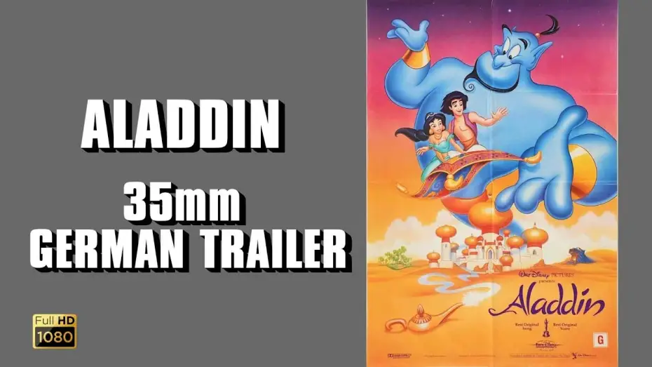 Видео к фильму Аладдин | Aladdin - 35mm Kino Trailer - Deutsch HD