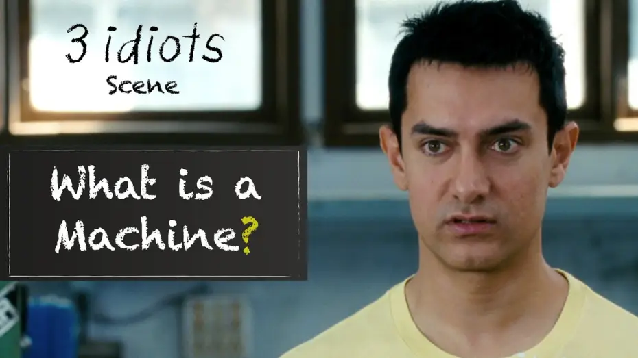 Видео к фильму Три идиота | What is a machine? - Funny scene | 3 Idiots | Aamir Khan | R Madhavan | Sharman Joshi