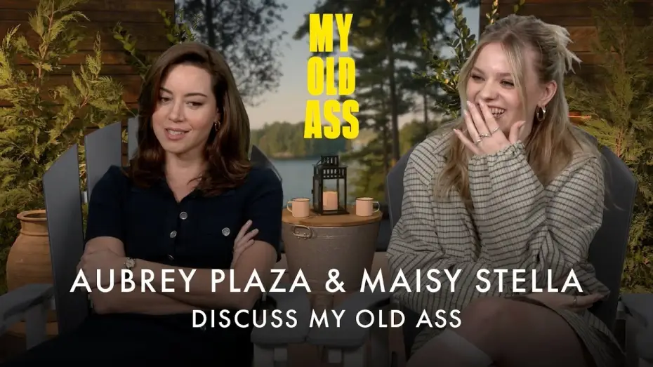 Видео к фильму Моя старая задница | Aubrey Plaza watches Maisy Stella while she sleeps - MY OLD ASS interview