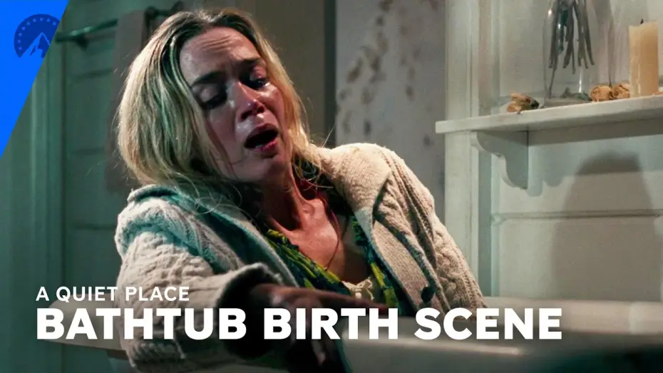 Видео к фильму Тихое место | Bathtub Birth Scene