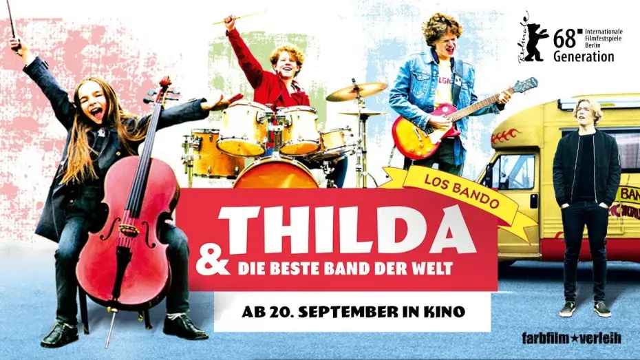 Видео к фильму Los Bando — THILDA & DIE BESTE BAND DER WELT - Trailer HD