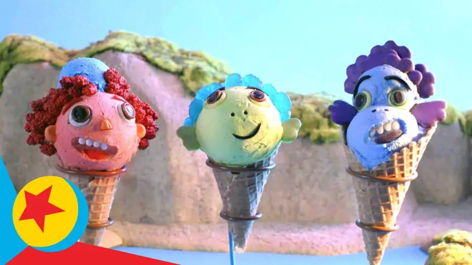 Видео к фильму Лука — Luca-Inspired Gelato Art