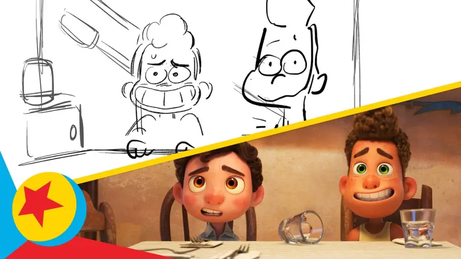 Видео к фильму Лука — Luca and Alberto Join Guilia and Massimo for Dinner | Pixar Side-By-Side