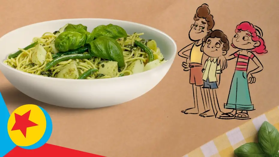 Видео к фильму Лука — Luca and Alberto Cook Trenette al Pesto | Cooking with Pixar