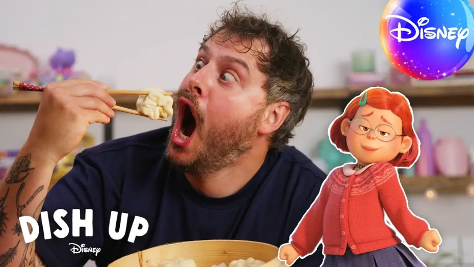 Видео к фильму Я Краснею — Recreating Turning Red's Bao Buns | Dish Up Disney