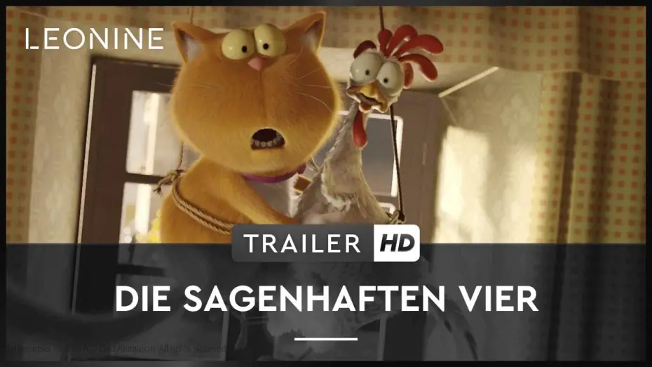 Видео к фильму Пушистый шпион — Die sagenhaften Vier – Trailer (deutsch/german; FSK 0)