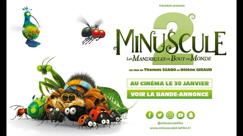 Видео к фильму Букашки 2 — MINUSCULE 2 : LE MAKING-OF