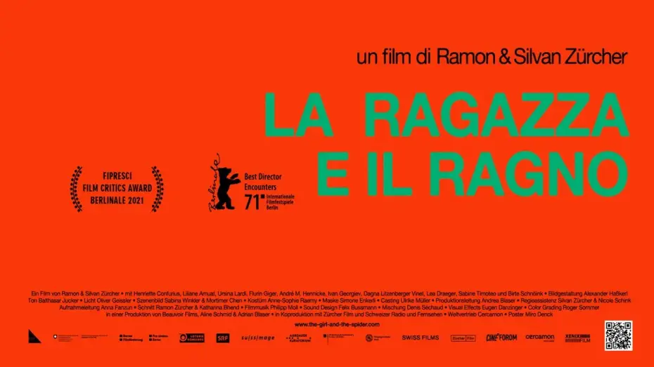 Видео к фильму Девушка и паук — LA RAGAZZA E IL RAGNO (Das Mädchen und die Spinne) Trailer IT