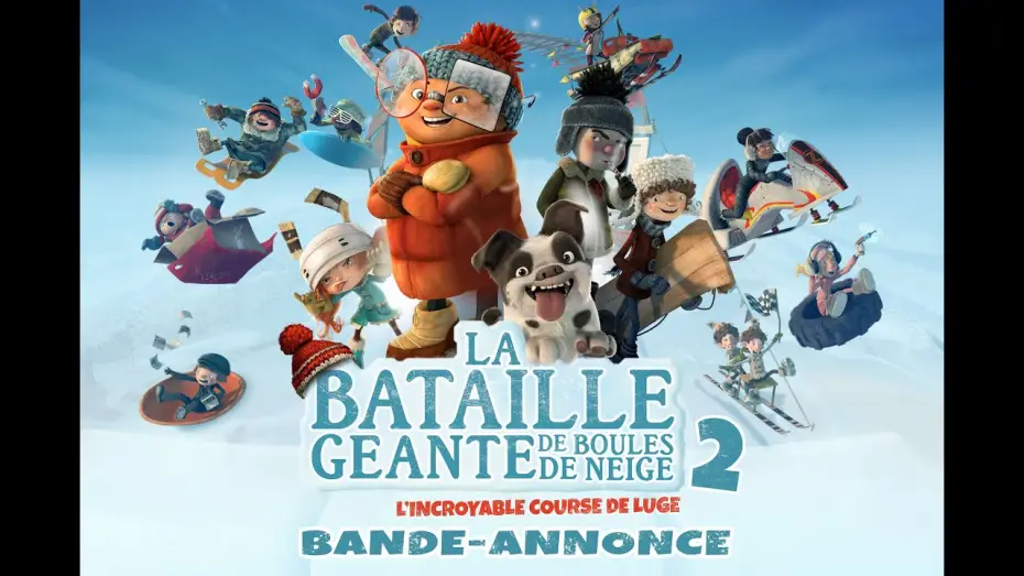Видео к фильму Снежные гонки — La Bataille Géante de Boules de Neige 2 : L'incroyable course de luge - Bande Annonce [VF]