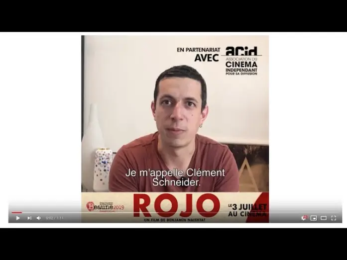 Видео к фильму Красный — Celui qui regarde - Le cinéaste Clément Schneider à propos de ROJO