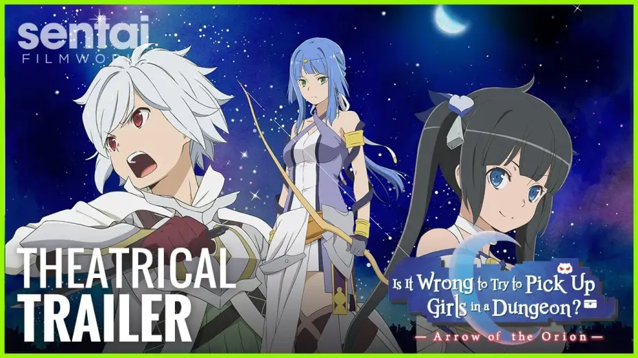 Видео к фильму Может, я встречу тебя в подземелье? Стрела Ориона — DanMachi: Arrow of the Orion Theatrical Trailer