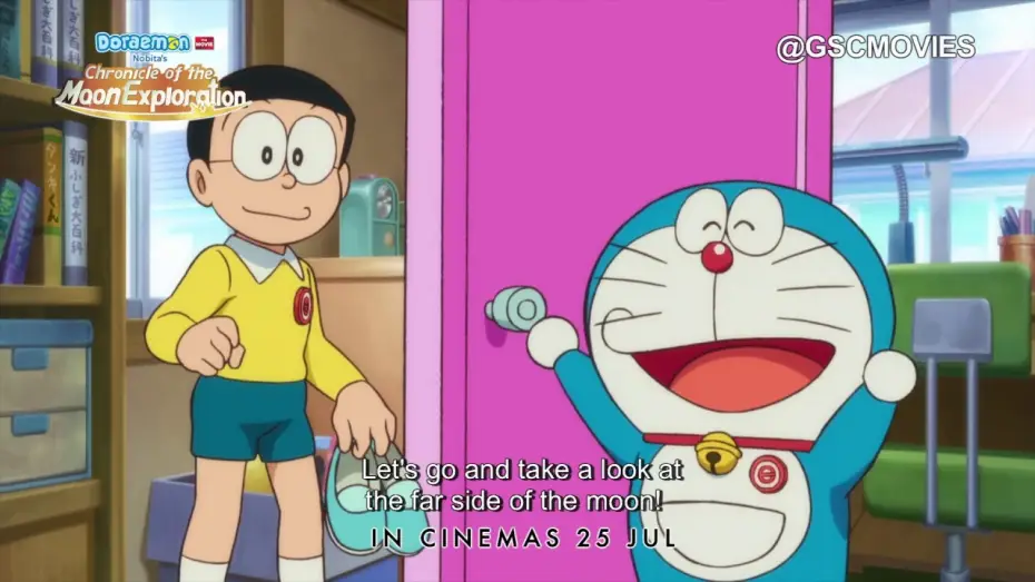 Видео к фильму Дораэмон: Хроника Нобита с Исследования Луны — DORAEMON: NOBITA'S CHRONICLE OF THE MOON EXPLORATION (Official Trailer) - In Cinemas 25 July 2019